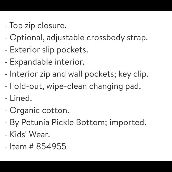 Petunia pickle bottom diaper bag